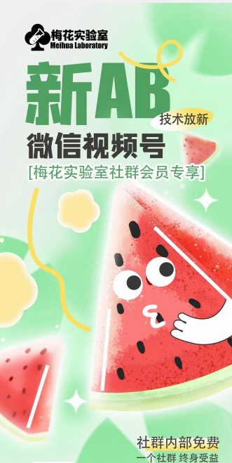 梅花实验室2024年AB技术视频号AB合成破解版-搞钱利器
