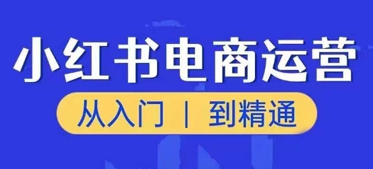 小红书电商运营课，从入门到精通，带你抓住又一个赚钱风口-搞钱利器
