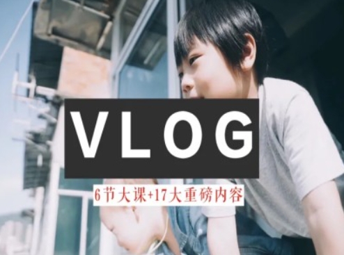 零基础vlog视频课教你小白变大神-生活美学教程-搞钱利器
