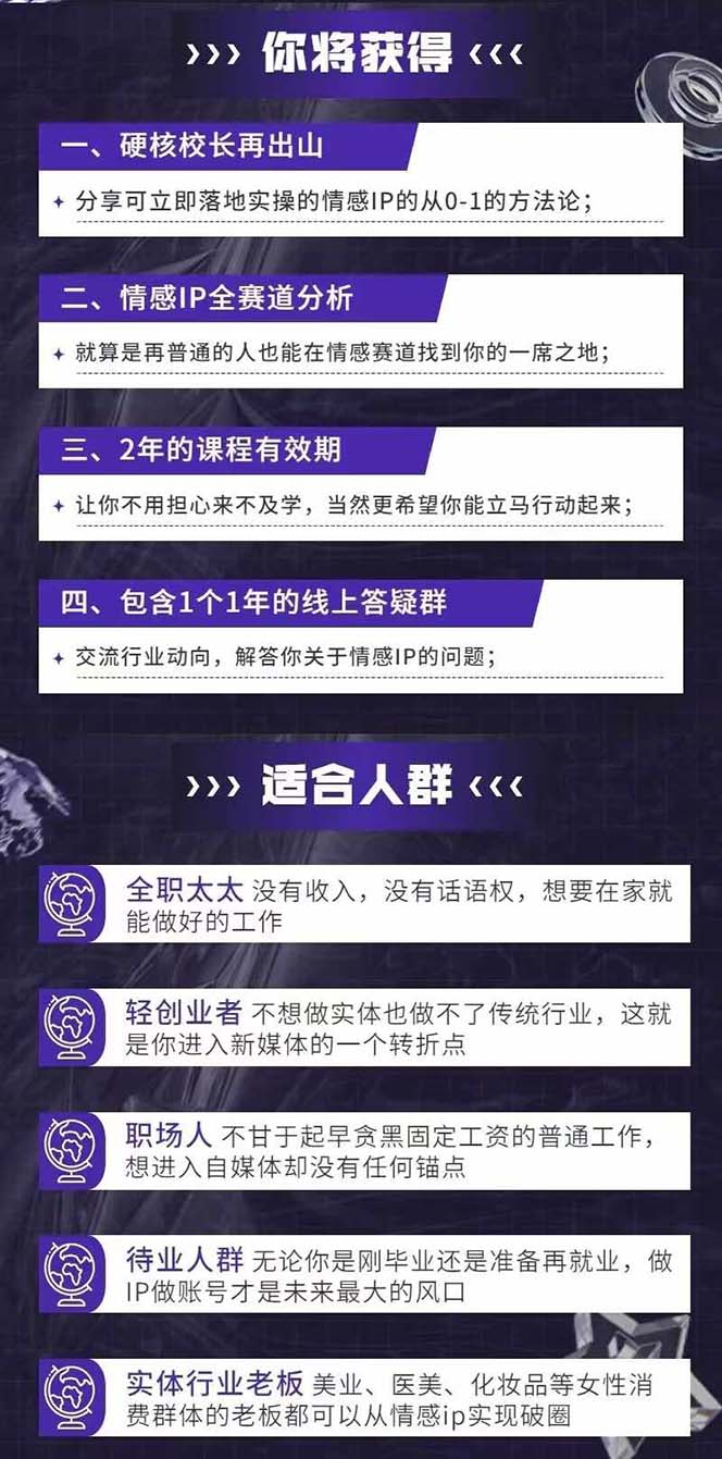 图片[1]-情感直播IP短视频全通大课，普通人的IP之路从情感赛道开始(18节-搞钱利器