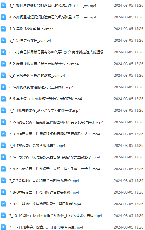 图片[2]-实体店老板获客特训营：认知、定位、文案、矩阵、直播、AI等(72节-搞钱利器