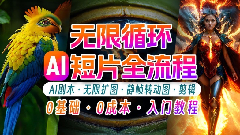 AI剪辑无限循环画面：新手轻松月入上万的秘技【揭秘】-搞钱利器