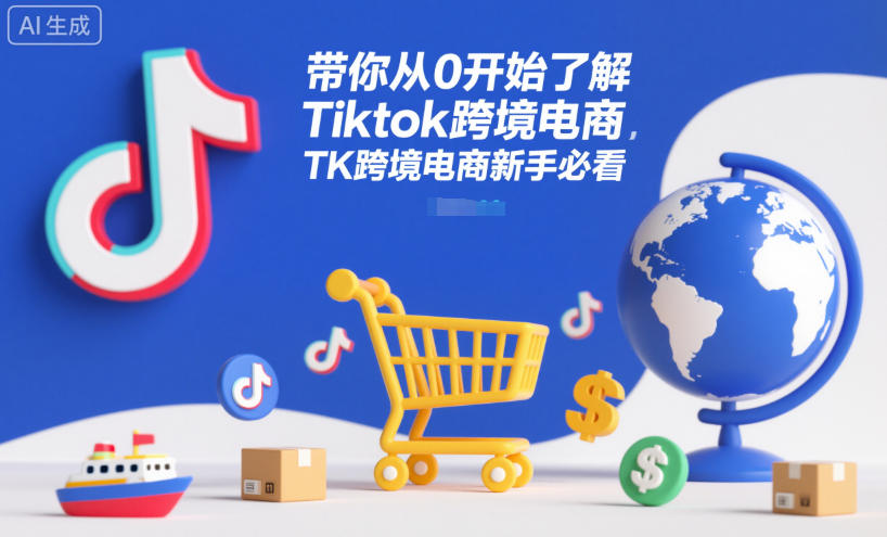 带你从0开始了解Tiktok跨境电商，TK跨境电商新手必看-搞钱利器