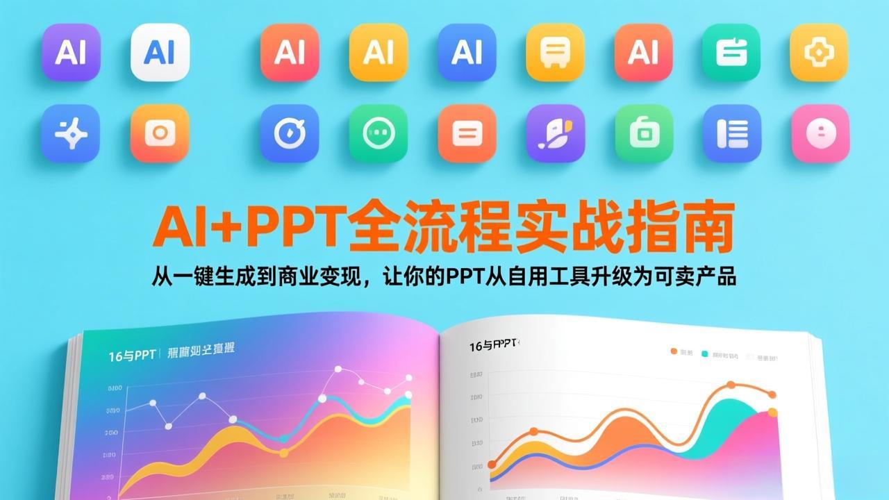 AI+PPT全流程实战指南：从一键生成到商业变现，让你的PPT从自用工具升级为可卖产品-搞钱利器