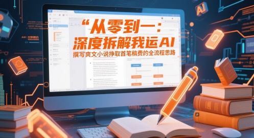 从零到一：深度拆解我运用AI撰写爽文小说挣取首笔稿费的全流程思路-搞钱利器