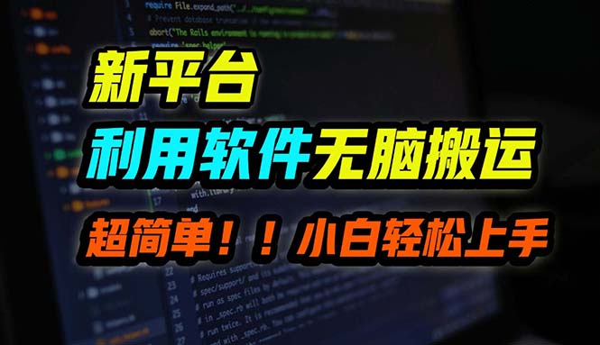 B站平台用软件无脑搬运，月赚10000+，小白也能轻松上手-搞钱利器