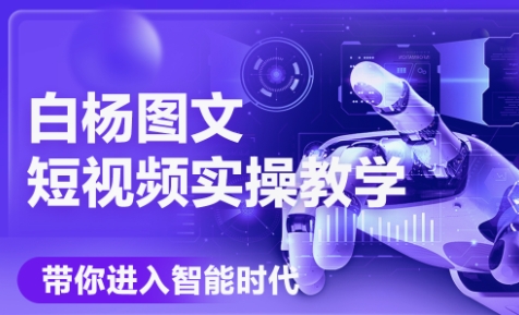 白杨老师·Ai图文短视频实操课(更新6月)-搞钱利器