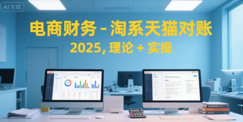 电商财务-淘系天猫对账2025，理论+实操-搞钱利器