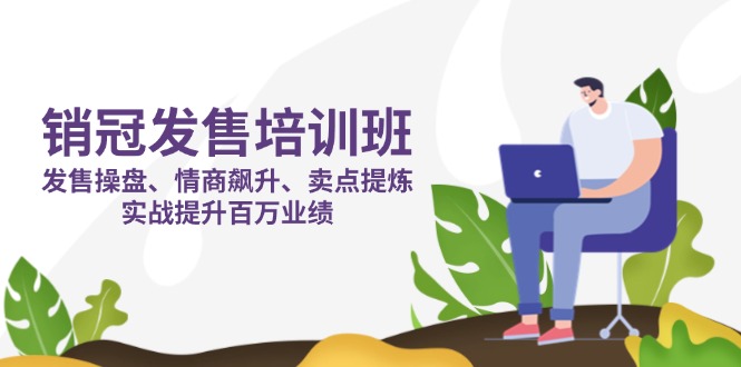 销冠 发售培训班：发售 操盘+情商 飙升+卖点 提炼，实战提升百万业绩-搞钱利器