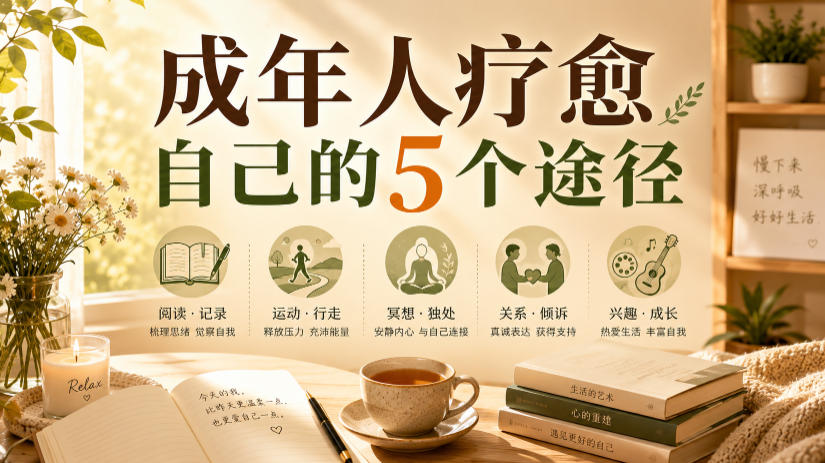 付费文章：成年人疗愈自己的5个途径-搞钱利器