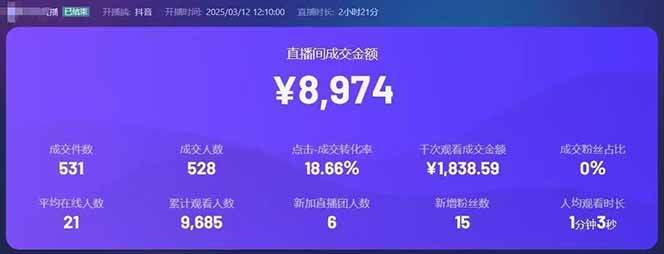 图片[2]-靠不露脸读稿子直播，日入5000+，普通人直播带货的新风口，抖音破价直…-搞钱利器