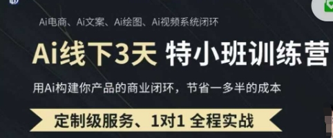 AI实操培训第20-21期线下，0基础保姆级教程，3月最新整理，企业获客、降本增效、打造超级个体-搞钱利器