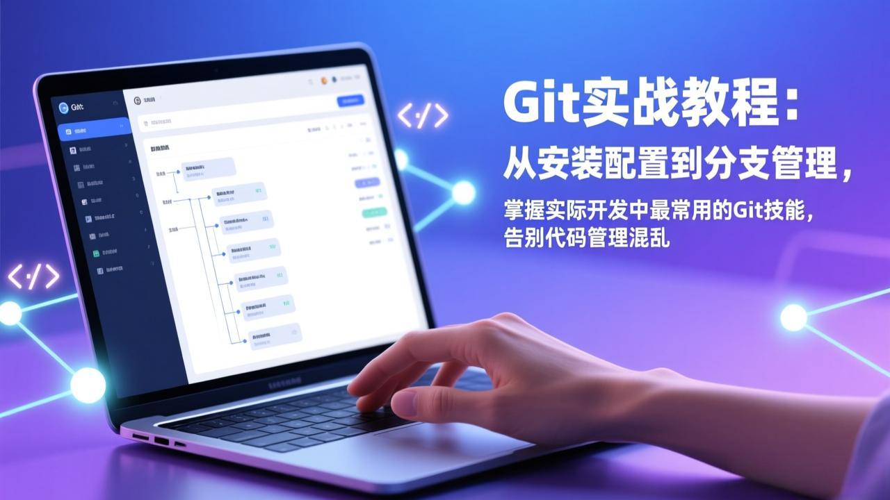 Git实战教程：从安装配置到分支管理，掌握实际开发中最常用的Git技能，告别代码管理混乱-搞钱利器
