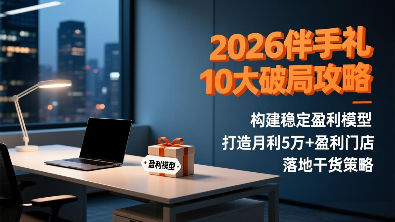 2026伴手礼10大破局攻略:构建稳定盈利模型,打造月利5万+盈利门店,落地干货策略-搞钱利器