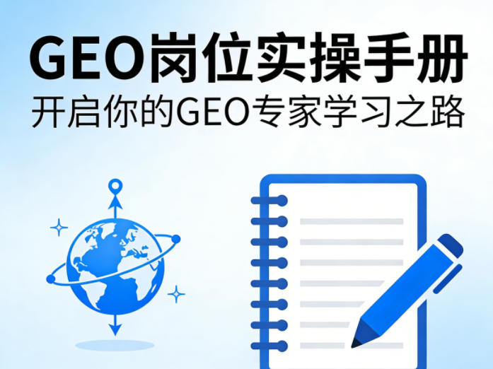 GEO岗位实操手册，开启你的GE0专家学习之路-搞钱利器