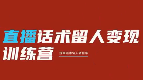 纹汐·直播话术留人变现训练营-搞钱利器
