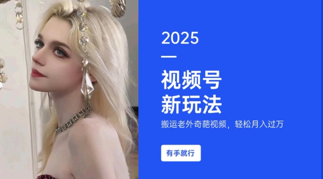 搬运老外奇葩视频，撸视频号分成计划收益，每天只需一小时，新手小白轻松月入过W-搞钱利器