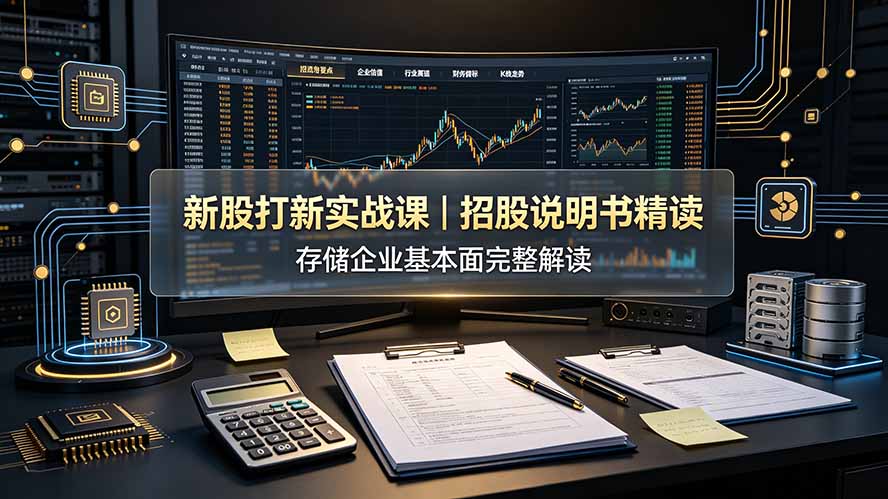 付费文章：新股打新实战课｜招股说明书精读，存储企业基本面完整解读-搞钱利器