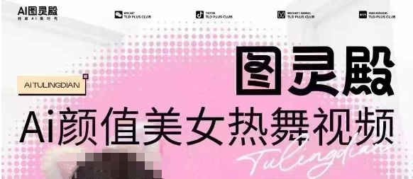 全网首发，原价988图灵殿AI颜值美女热舞视频，云端生图，轻松过原创-搞钱利器