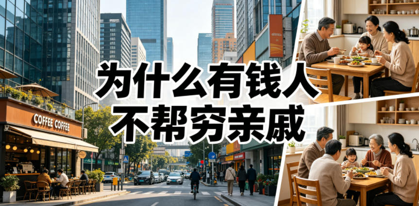 付费文章：为什么有钱人不帮穷亲戚？-搞钱利器