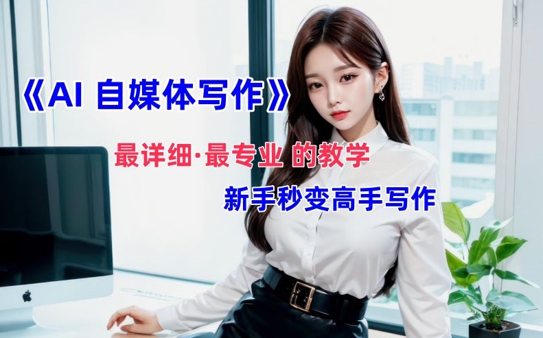 AI自媒体文章创作全网最详细教程，新手秒变写作高手，多方位发展-搞钱利器