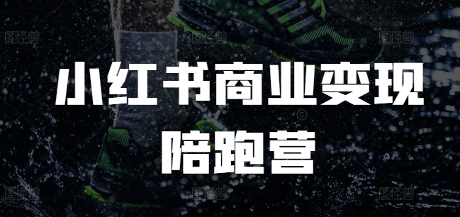 小红书商业变现陪跑营，小红书电商教程-搞钱利器