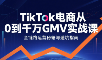三千老师·TikTok电商从0到千万GMV实战课-搞钱利器