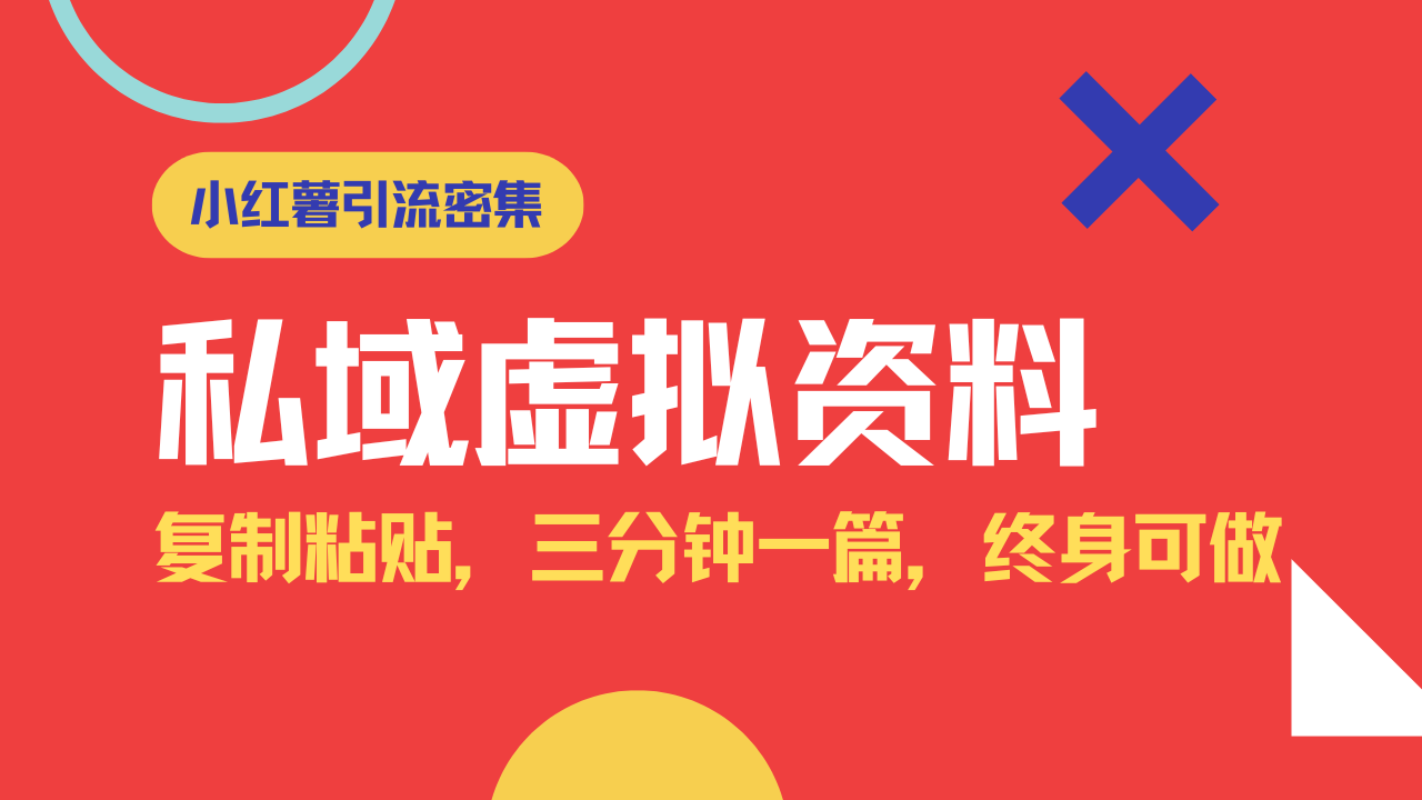 小红书引流私域旅游虚拟资料玩法，复制粘贴，三分钟一篇图文，日入1000…-搞钱利器