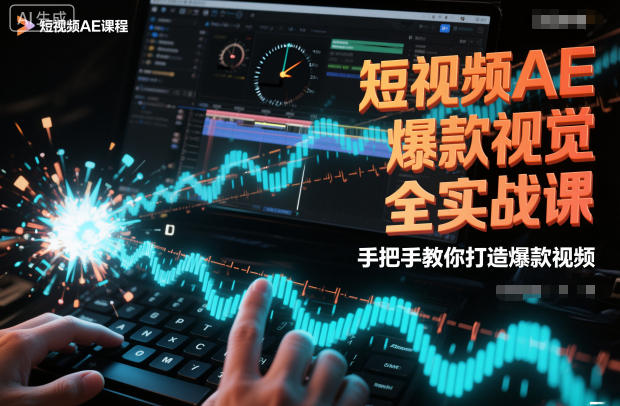 短视频AE爆款视觉全实战课，手把手教你打造爆款视频-搞钱利器