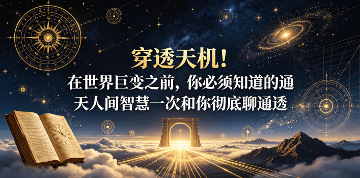 付费文章：穿透天机！在世界巨变之前，你必须知道的通天人间智慧一次和你彻底聊通透-搞钱利器