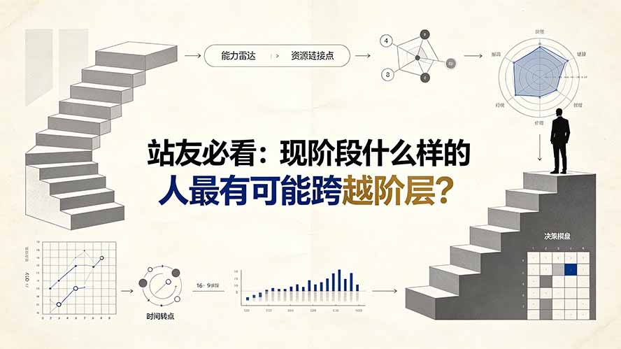 付费文章：站友必看：现阶段什么样的人最有可能跨越阶层?-搞钱利器