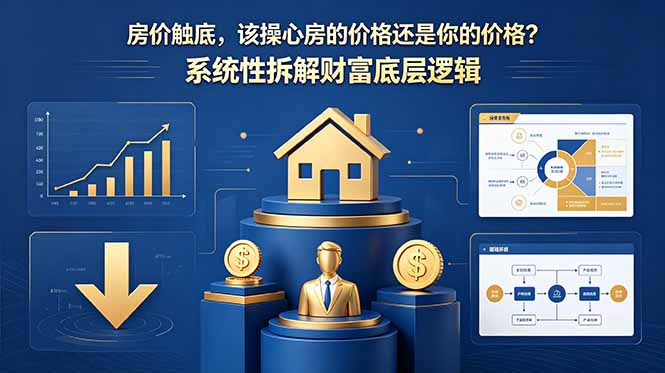 付费文章：房价触底，该操心房的价格还是你的价格？系统性拆解财富底层逻辑-搞钱利器