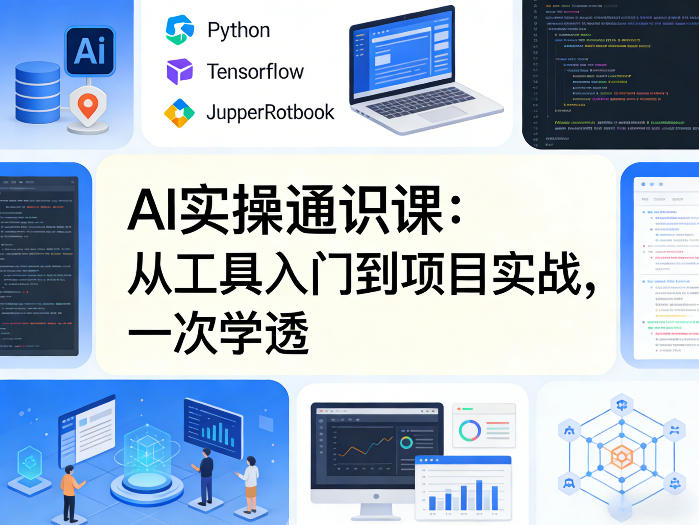 AI实操通识课,从工具入门到项目实战,一次学透-搞钱利器
