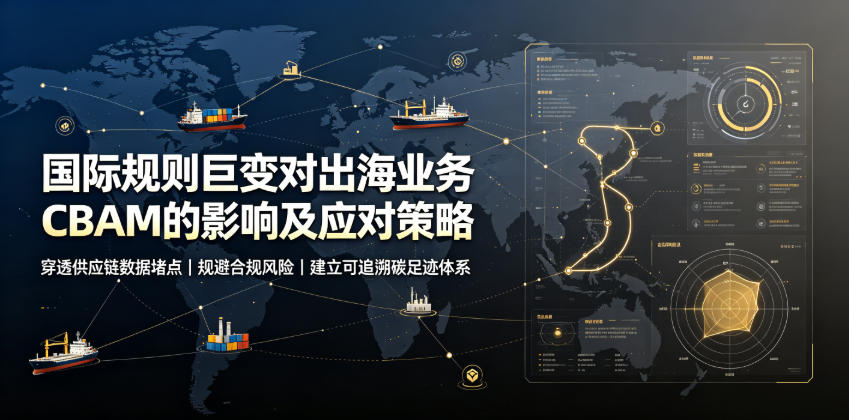 国际规则巨变对出海业务CBAM的影响及应对策略，帮助企业穿透供应链数据堵点，规避合规风险-搞钱利器