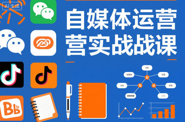 自媒体运营实战课,掌握一套系统的自媒体运营底层方法论,成为优秀的内容创作者-搞钱利器