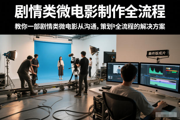 剧情类微电影制作全流程，教你一部剧情类微电影从沟通，策划到拍摄制作全流程的解决方案-搞钱利器