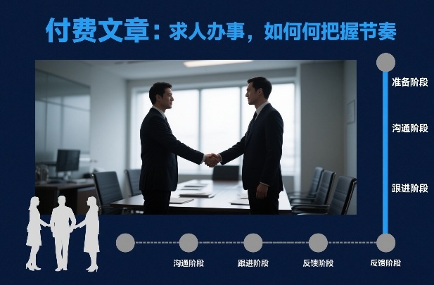 付费文章：求人办事，如何把握节奏-搞钱利器