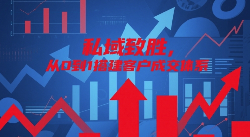 私域致胜，从0到1搭建客户成交体系-搞钱利器