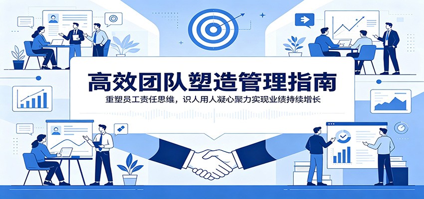 高效团队塑造管理指南：重塑员工责任思维，识人用人凝心聚力实现业绩持续增长-搞钱利器
