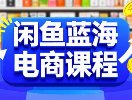 闲鱼蓝海电商课程-搞钱利器