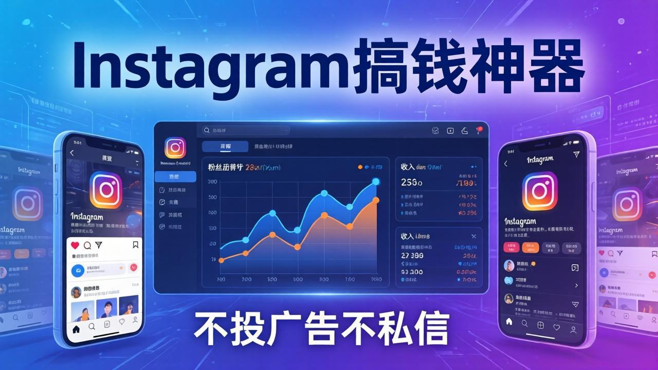 Instagram搞钱神器：月涨6万粉+月入5万刀，不投广告不私信，靠算法+低价产品-搞钱利器