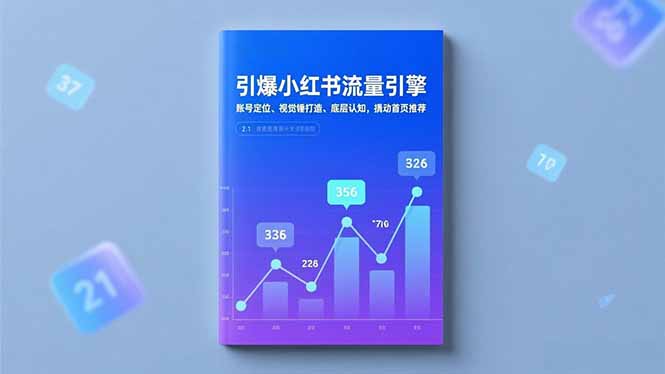 引爆小红书流量引擎，账号定位、视觉锤打造、底层认知，撬动首页推荐-搞钱利器