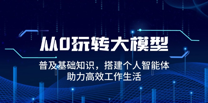 从0玩转大模型，普及基础知识，搭建个人智能体，助力高效工作生活-搞钱利器