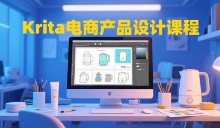 大梦老师·Krita电商产品设计课程-搞钱利器
