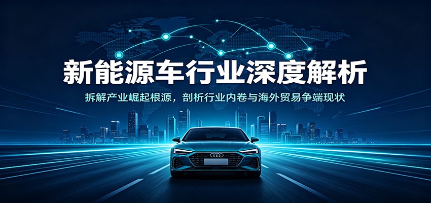 新能源车行业深度解析：拆解产业崛起根源，剖析行业内卷与海外贸易争端现状-搞钱利器