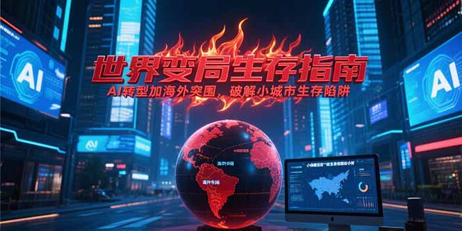 付费文章《世界变局生存指南，AI转型加海外突围，破解小城市生存陷阱》-搞钱利器