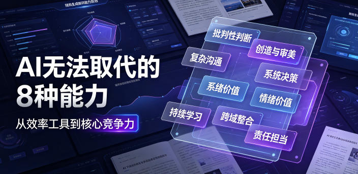 付费文章：AI无法取代的8种能力-搞钱利器