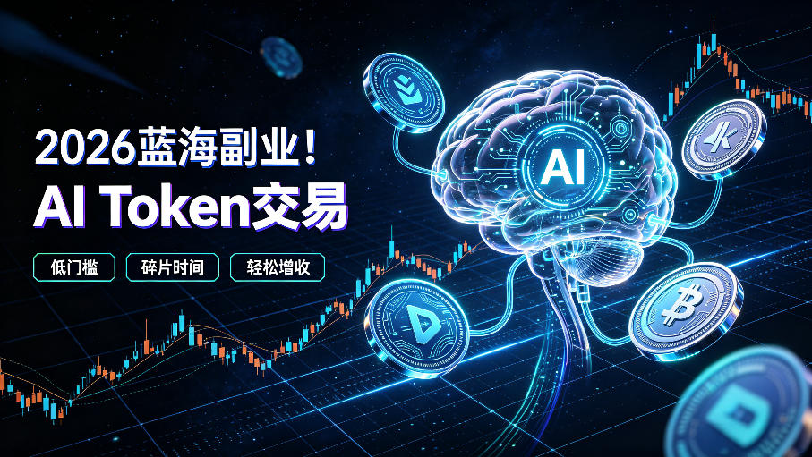 2026全新风口副业|AI智能Token交易,空闲时间轻松 賺 收益,无需全天盯盘【揭秘】-搞钱利器
