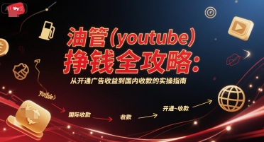 油管(youtube)挣钱全攻略：从开通广告收益到国内收款的实操指南(更新)-搞钱利器