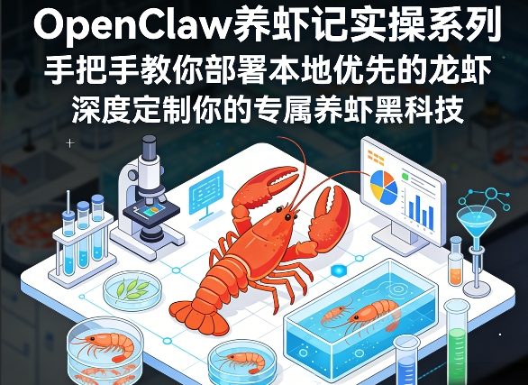 OpenClaw养虾记实操系列，手把手教你部署本地优先的龙虾，深度定制你的专属养虾黑科技-搞钱利器